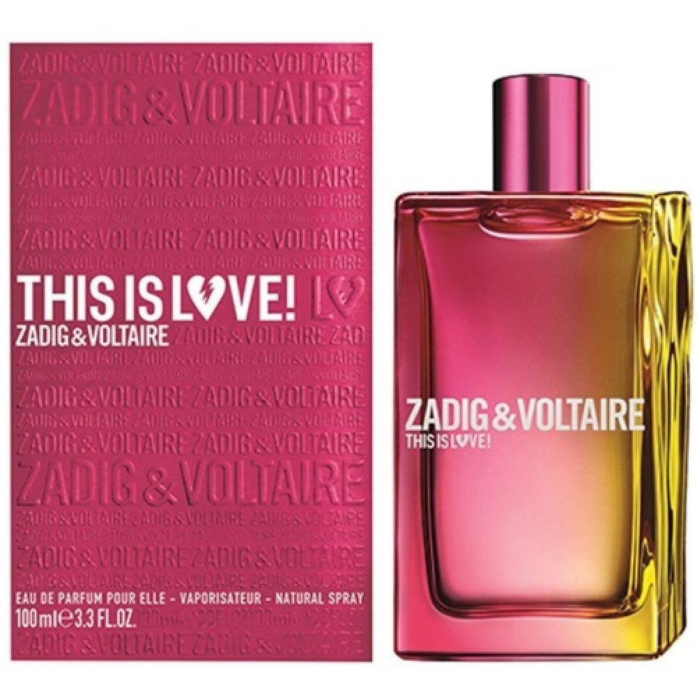 Парфюмированная вода Zadig & Voltaire This is Love! for Her для женщин (оригинал) - edp 100 ml