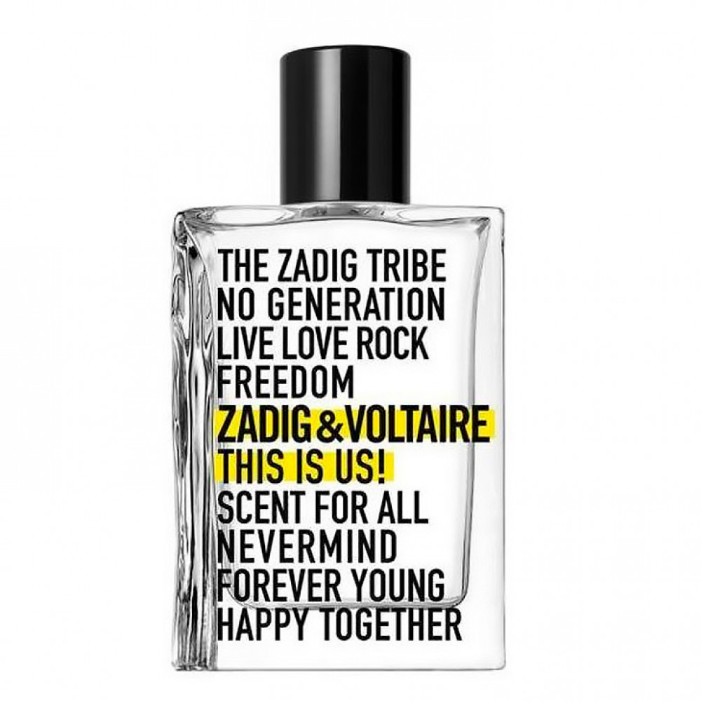 Туалетная вода Zadig & Voltaire This is Us! для мужчин и женщин (оригинал)