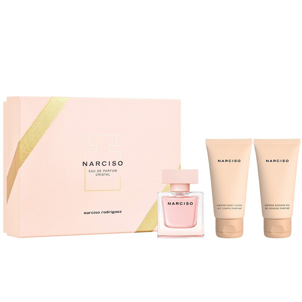 Набор Narciso Rodriguez Narciso Cristal для женщин (оригинал) - set (edp 50 ml + b/l 50 ml + sh/g 50 ml)