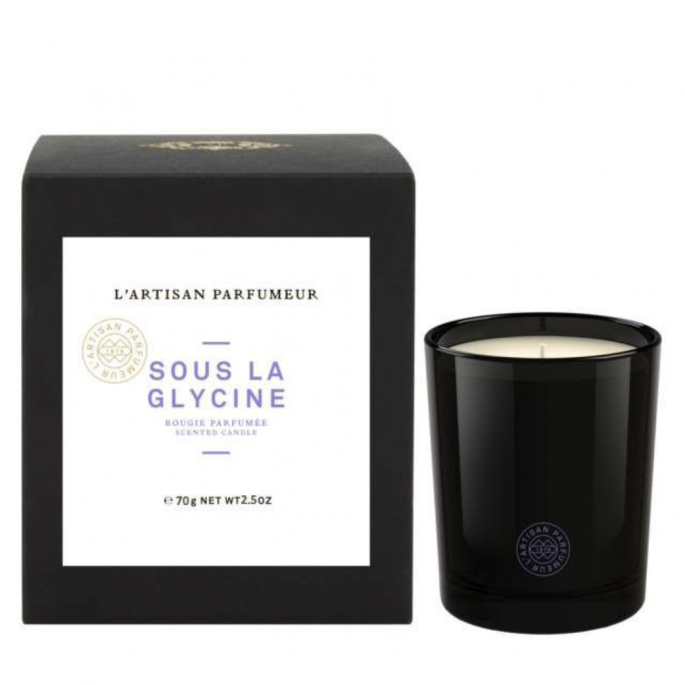 Ароматическая свеча L'Artisan Parfumeur Sous la Glycine для мужчин и женщин (оригинал) - scented candle 70 g