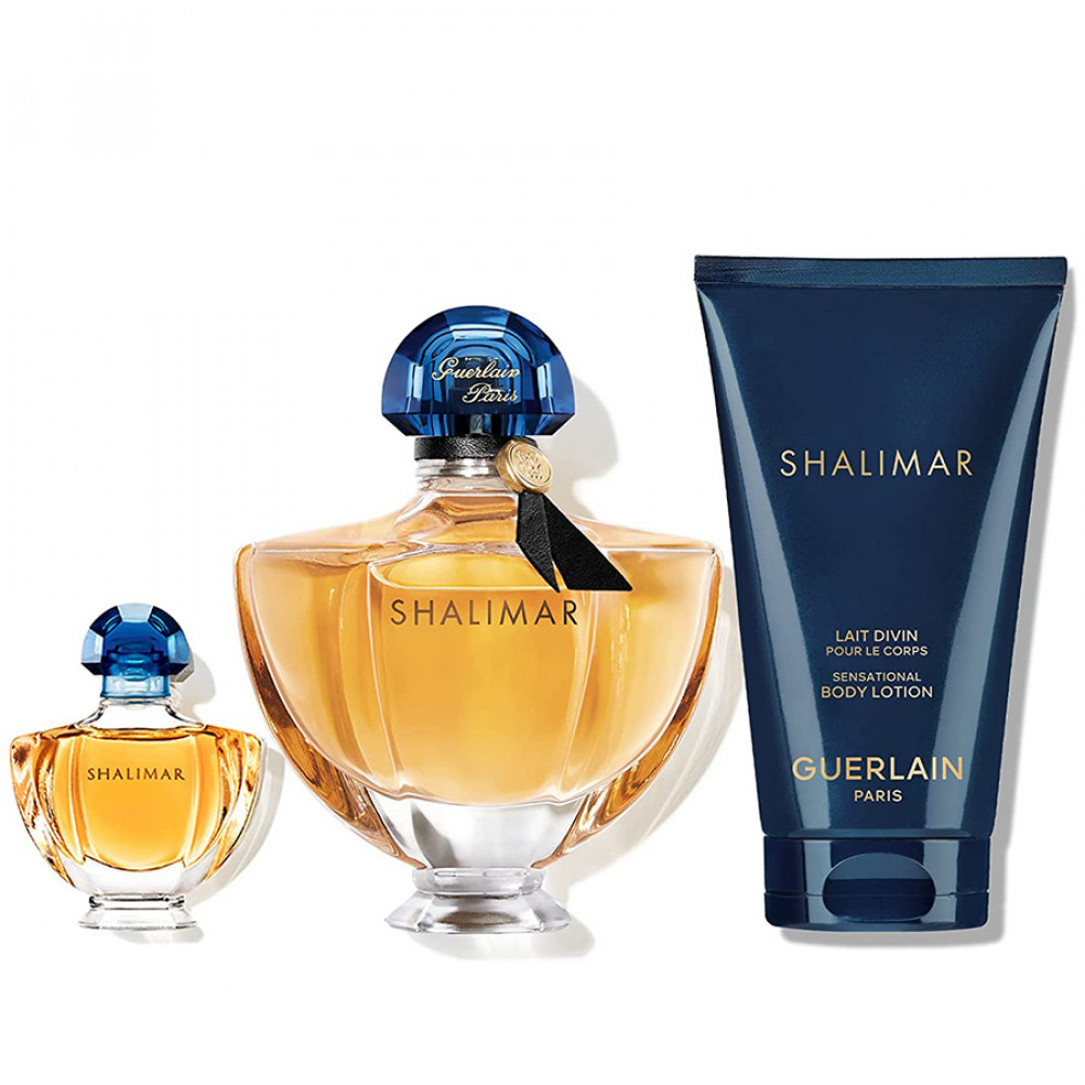 Набор Guerlain Shalimar для женщин (оригинал) - set (edp 50 ml + b/l 75 ml + edp 5 ml mini)