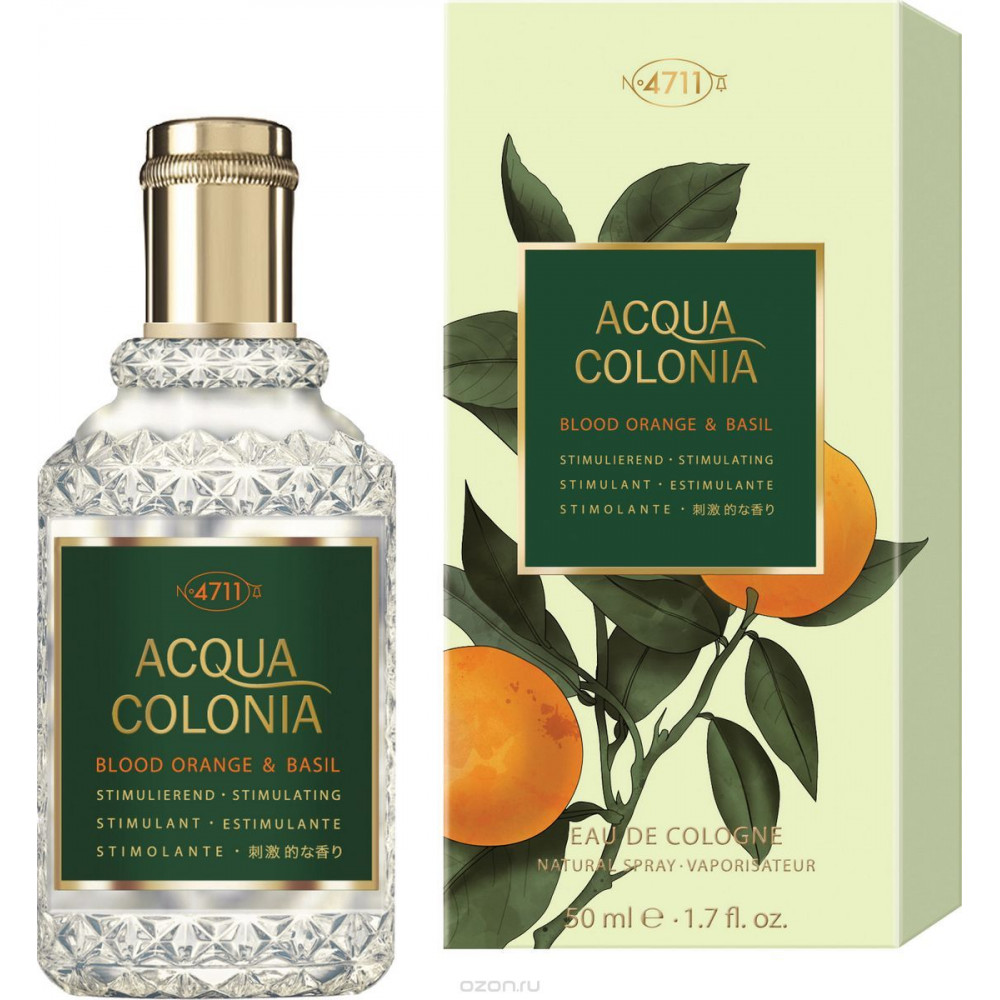 Одеколон Maurer & Wirtz 4711 Acqua Colonia Blood Orange & Basil унисекс (оригинал)