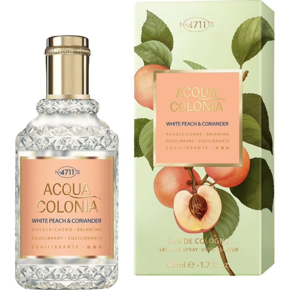 Одеколон Maurer & Wirtz 4711 Acqua Colonia White Peach & Coriander для мужчин и женщин (оригинал)