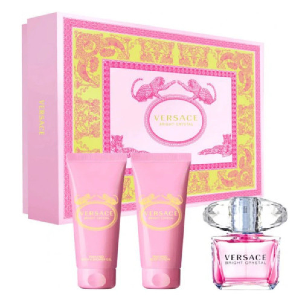 Набір Versace Bright Crystal для жінок - set (edt 50 ml + b/l 50 ml + sh/g 50 ml)