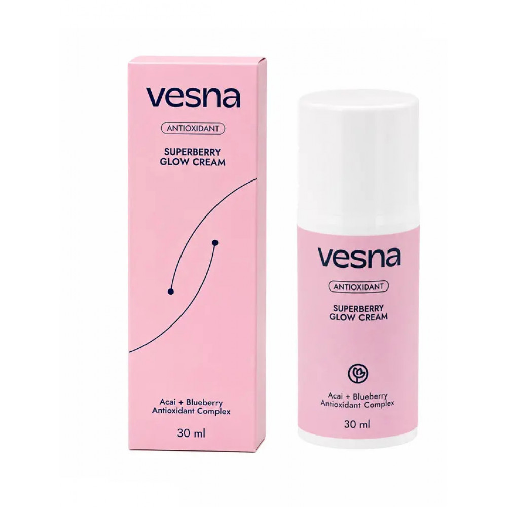 VESNA Ягідний крем для сяйва та тонусу шкіри, 30 ml