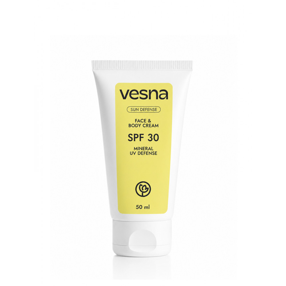 VESNA Сонцезахисний крем для обличчя та тіла SPF 30, 50 ml