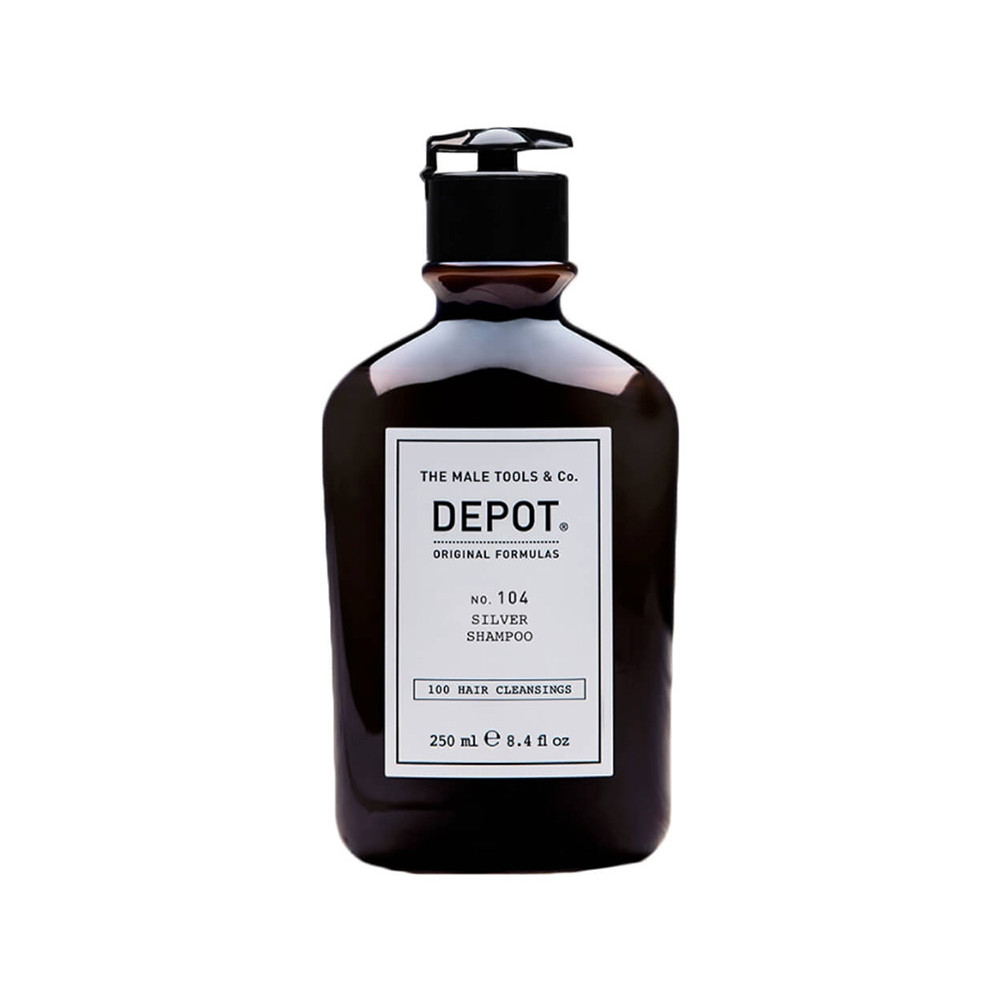 Depot 104 Шампунь для сивого та світлого волосся, 250 ml