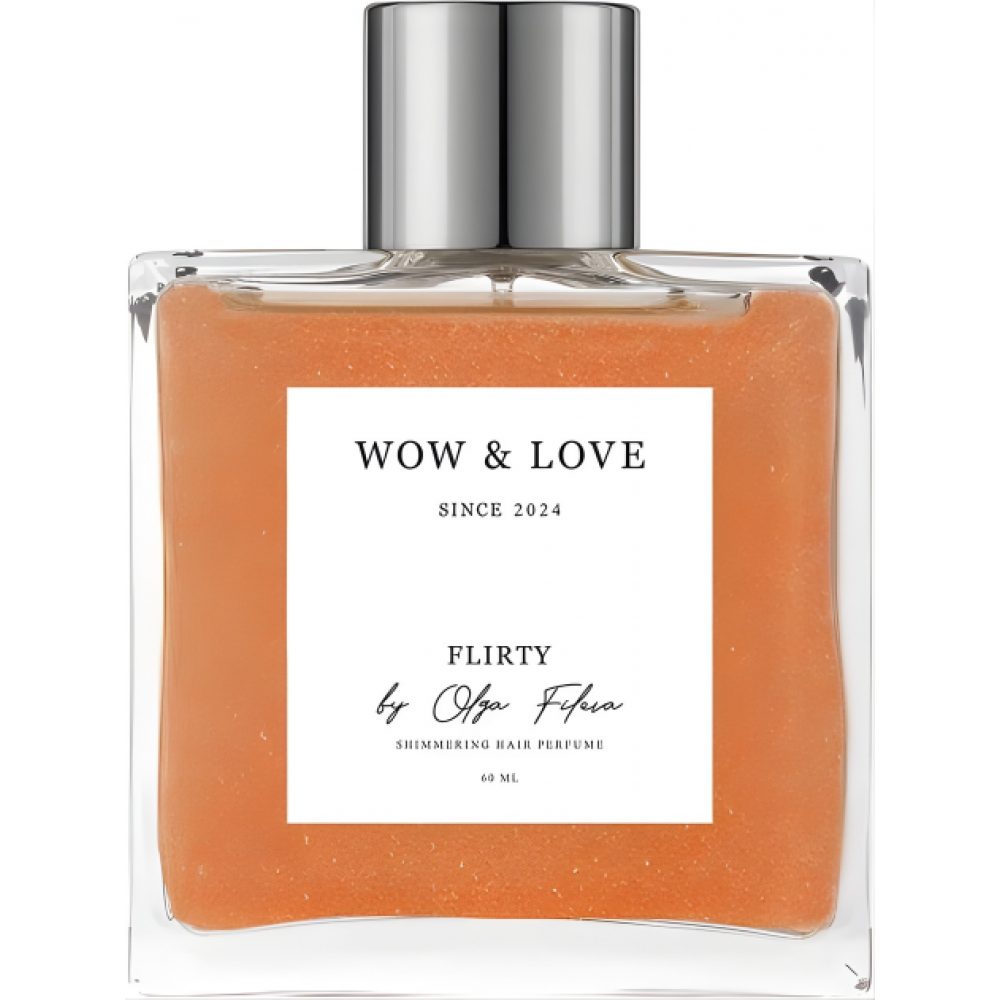 WOW AND LOVE Парфум-блиск для волосся з шимером Flirty by Olga Fileva